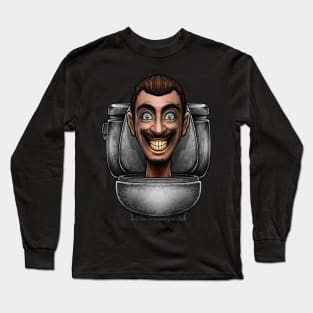 Skibidi toilet Long Sleeve T-Shirt